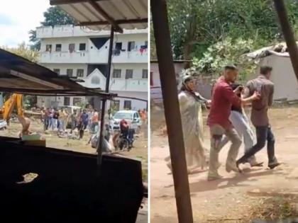 Pune: Man Beaten, Wife Abducted in Khed Over Inter-Caste Love Marriage; Video Surfaces | Pune: Man Beaten, Wife Abducted in Khed Over Inter-Caste Love Marriage; Video Surfaces