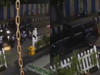 Pune: Thar SUV Hits Parked Two-Wheelers in Kothrud; Accused Detained for Drunk Driving | Pune: Thar SUV Hits Parked Two-Wheelers in Kothrud; Accused Detained for Drunk Driving Pune: Thar SUV Hits Parked Two-Wheelers in Kothrud; Accused Detained for Drunk Driving | Pune: Thar SUV Hits Parked Two-Wheelers in Kothrud; Accused Detained for Drunk Driving