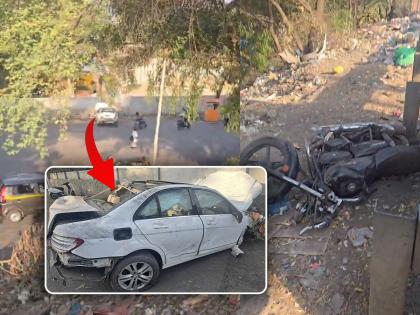 Pune Car Accident: One Killed After Mercedes-Benz Falls Off Wadgaon Bridge and Collides With Bike on Bengaluru–Pune Highway | Pune Car Accident: One Killed After Mercedes-Benz Falls Off Wadgaon Bridge and Collides With Bike on Bengaluru–Pune Highway Pune Car Accident: One Killed After Mercedes-Benz Falls Off Wadgaon Bridge and Collides With Bike on Bengaluru–Pune Highway | Pune Car Accident: One Killed After Mercedes-Benz Falls Off Wadgaon Bridge and Collides With Bike on Bengaluru–Pune Highway