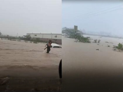 Pune Rains: Heavy Downpour Triggers Flooding in Daund Taluka; Traffic Disrupted, Homes Affected, Vehicles Swept Away (Watch Video) | Pune Rains: Heavy Downpour Triggers Flooding in Daund Taluka; Traffic Disrupted, Homes Affected, Vehicles Swept Away (Watch Video) Pune Rains: Heavy Downpour Triggers Flooding in Daund Taluka; Traffic Disrupted, Homes Affected, Vehicles Swept Away (Watch Video) | Pune Rains: Heavy Downpour Triggers Flooding in Daund Taluka; Traffic Disrupted, Homes Affected, Vehicles Swept Away (Watch Video)