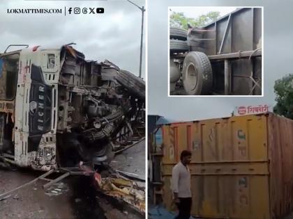 Pune-Satara Highway Accident: Two Killed, One Critical After Speeding Truck Changes Lane and Rams Into Five Vehicles | Pune-Satara Highway Accident: Two Killed, One Critical After Speeding Truck Changes Lane and Rams Into Five Vehicles Pune-Satara Highway Accident: Two Killed, One Critical After Speeding Truck Changes Lane and Rams Into Five Vehicles | Pune-Satara Highway Accident: Two Killed, One Critical After Speeding Truck Changes Lane and Rams Into Five Vehicles