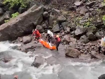 Mumbai Youth Drowns at Channat Waterfall In Raigad, Sparking Outcry Over Tourist Safety (Watch Video) | Mumbai Youth Drowns at Channat Waterfall In Raigad, Sparking Outcry Over Tourist Safety (Watch Video)