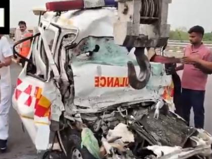 Amethi Ambulance Accident: 5 Killed, One Injured After Vehicle Carrying Body From Haryana to Ghazipur Collides With Truck on Purvanchal Expressway | Amethi Ambulance Accident: 5 Killed, One Injured After Vehicle Carrying Body From Haryana to Ghazipur Collides With Truck on Purvanchal Expressway Amethi Ambulance Accident: 5 Killed, One Injured After Vehicle Carrying Body From Haryana to Ghazipur Collides With Truck on Purvanchal Expressway | Amethi Ambulance Accident: 5 Killed, One Injured After Vehicle Carrying Body From Haryana to Ghazipur Collides With Truck on Purvanchal Expressway