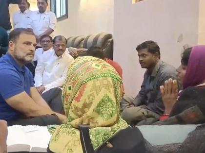 Rahul Gandhi in Parbhani: Congress Leader Meets Family of Somnath Suryawanshi Who Died in Custody (Watch Video)