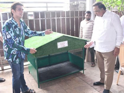First Ever Monsoon Shelters for Stray Animals Launched in Mumbai by Adv. Ashish Shelar and Rahul Kanal from I Love Mumbai Foundation | First Ever Monsoon Shelters for Stray Animals Launched in Mumbai by Adv. Ashish Shelar and Rahul Kanal from I Love Mumbai Foundation First Ever Monsoon Shelters for Stray Animals Launched in Mumbai by Adv. Ashish Shelar and Rahul Kanal from I Love Mumbai Foundation | First Ever Monsoon Shelters for Stray Animals Launched in Mumbai by Adv. Ashish Shelar and Rahul Kanal from I Love Mumbai Foundation