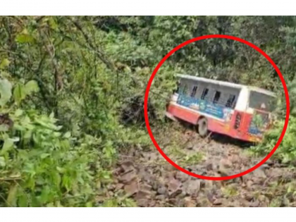 Raigad Accident: MSRTC Bus Carrying Women to ‘Ladki Bahin’ Event Plunges Into 40-Foot Gorge in Mangaon, Injuries Reported