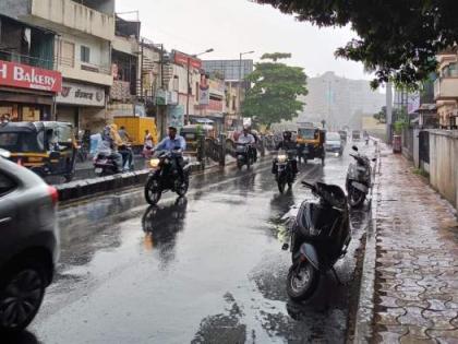 Light rainfall brings relief to Pune residents | Light rainfall brings relief to Pune residents Light rainfall brings relief to Pune residents | Light rainfall brings relief to Pune residents