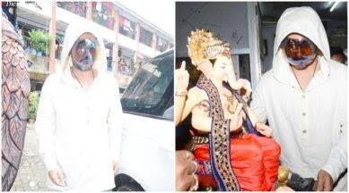 Ganesh Chaturthi 2022: Raj Kundra welcomes Lord Ganesha in Shilpa Shetty's absence | Ganesh Chaturthi 2022: Raj Kundra welcomes Lord Ganesha in Shilpa Shetty's absence