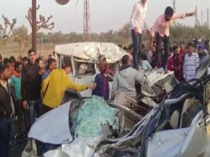 Rajasthan Road Accident: Six Killed, 5 Injured After Two Cars Collide on Jaipur-Bikaner Highway in Sikar | Rajasthan Road Accident: Six Killed, 5 Injured After Two Cars Collide on Jaipur-Bikaner Highway in Sikar