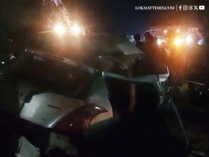 Rajasthan Road Accident: Five Dead, Four Injured in Horrific Car Collision Near Sikhwal Upvan; Vehicles Cut Open for Rescue | Rajasthan Road Accident: Five Dead, Four Injured in Horrific Car Collision Near Sikhwal Upvan; Vehicles Cut Open for Rescue Rajasthan Road Accident: Five Dead, Four Injured in Horrific Car Collision Near Sikhwal Upvan; Vehicles Cut Open for Rescue | Rajasthan Road Accident: Five Dead, Four Injured in Horrific Car Collision Near Sikhwal Upvan; Vehicles Cut Open for Rescue