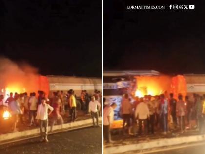 Rajkot-Chotila Highway Accident: Four Killed, Several Injured After Bus Catches Fire After Collision With Tanker | Rajkot-Chotila Highway Accident: Four Killed, Several Injured After Bus Catches Fire After Collision With Tanker Rajkot-Chotila Highway Accident: Four Killed, Several Injured After Bus Catches Fire After Collision With Tanker | Rajkot-Chotila Highway Accident: Four Killed, Several Injured After Bus Catches Fire After Collision With Tanker