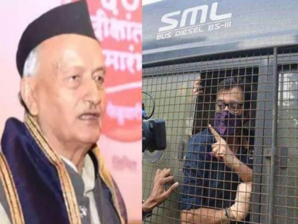 Mumbai Police arrests Arnab Goswami: Maha Governor Koshyari speaks to HM Anil Deshmukh, expresses concern over Arnab's health & security | Mumbai Police arrests Arnab Goswami: Maha Governor Koshyari speaks to HM Anil Deshmukh, expresses concern over Arnab's health & security