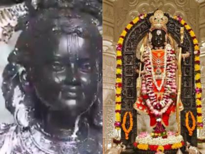 Ayodhya Ram Mandir Anniversary 2025: Ram Lalla Idol Receives Abhishek Ahead of Pran Pratishtha Ceremony (Watch Video)