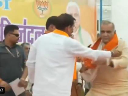 Lok Sabha Election 2024: Six-Time Congress MLA Ramniwas Rawat Joins BJP On Day Rahul Gandhi's Campaign in Madhya Pradesh | Lok Sabha Election 2024: Six-Time Congress MLA Ramniwas Rawat Joins BJP On Day Rahul Gandhi's Campaign in Madhya Pradesh Lok Sabha Election 2024: Six-Time Congress MLA Ramniwas Rawat Joins BJP On Day Rahul Gandhi's Campaign in Madhya Pradesh | Lok Sabha Election 2024: Six-Time Congress MLA Ramniwas Rawat Joins BJP On Day Rahul Gandhi's Campaign in Madhya Pradesh