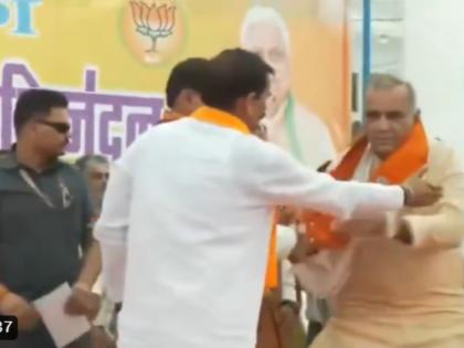 Lok Sabha Election 2024: Six-Time Congress MLA Ramniwas Rawat Joins BJP On Day Rahul Gandhi's Campaign in Madhya Pradesh | Lok Sabha Election 2024: Six-Time Congress MLA Ramniwas Rawat Joins BJP On Day Rahul Gandhi's Campaign in Madhya Pradesh