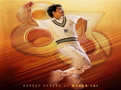 Ranveer Singh shares '83' character poster featuring Hardy Sandhu as Madan Lal | Ranveer Singh shares '83' character poster featuring Hardy Sandhu as Madan Lal