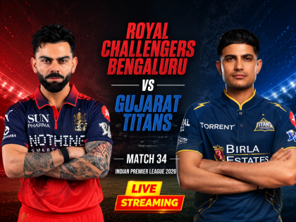 RCB vs GT LIVE Cricket Streaming: When and Where To Watch IPL 2026 Royal Challengers Bengaluru vs Gujarat Titans Match Online