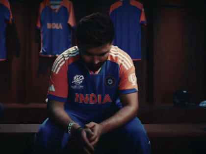 WATCH: Rishabh Pant Flaunts Team India's New Jersey Ahead of T20 World Cup 2024 | WATCH: Rishabh Pant Flaunts Team India's New Jersey Ahead of T20 World Cup 2024