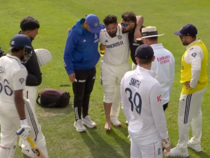 ENG vs IND, 4th Test: Rishabh Pant Suffers Foot Injury While Batting; Retires Hurt on 37 (Watch Video) | ENG vs IND, 4th Test: Rishabh Pant Suffers Foot Injury While Batting; Retires Hurt on 37 (Watch Video)
