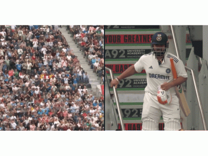 Rishabh Pant Walks Out to Bat on Day 2 Despite Fractured Foot in ENG vs IND 4th Test, Gets Standing Ovation From Old Trafford Crowd (VIDEO) | Rishabh Pant Walks Out to Bat on Day 2 Despite Fractured Foot in ENG vs IND 4th Test, Gets Standing Ovation From Old Trafford Crowd (VIDEO)
