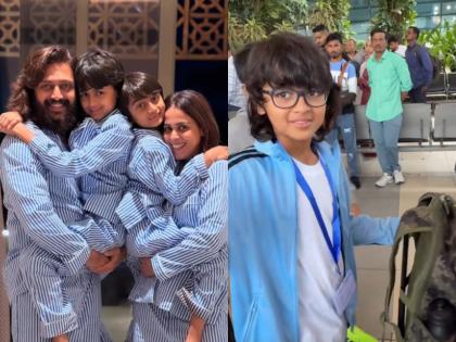 Riteish and Genelia Deshmukh's Son Riaan Flies Alone for First Time, Mom Pens Heartfelt Note | Riteish and Genelia Deshmukh's Son Riaan Flies Alone for First Time, Mom Pens Heartfelt Note