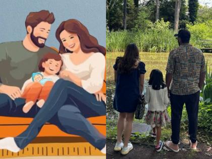 Rohit Sharma and Ritika Sajdeh Announces Birth of Second Child with a Fun Friends Sitcom-Inspired Poster: The One Where We are Four