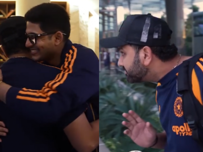 Rohit Sharma Bows to Virat Kohli, Hugs Shubman Gill as Team India Departs for Australia (VIDEO) | Rohit Sharma Bows to Virat Kohli, Hugs Shubman Gill as Team India Departs for Australia (VIDEO)