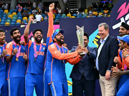 Rohit Sharma Posts Heartfelt Throwback of 2024 T20 World Cup Victory, Celebrates One-Year Anniversary of Iconic Triumph (Watch Video) | Rohit Sharma Posts Heartfelt Throwback of 2024 T20 World Cup Victory, Celebrates One-Year Anniversary of Iconic Triumph (Watch Video)
