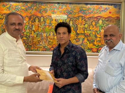 Ayodhya Ram Mandir Inauguration: Sachin Tendulkar Receive Invitation for Pran Pratishtha Ceremony | Ayodhya Ram Mandir Inauguration: Sachin Tendulkar Receive Invitation for Pran Pratishtha Ceremony Ayodhya Ram Mandir Inauguration: Sachin Tendulkar Receive Invitation for Pran Pratishtha Ceremony | Ayodhya Ram Mandir Inauguration: Sachin Tendulkar Receive Invitation for Pran Pratishtha Ceremony