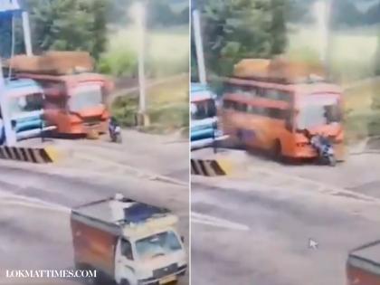 Salemgarh Toll Plaza Accident Video: Luxury Bus Crushes Two Under Wheel at Kushinagar Toll | Salemgarh Toll Plaza Accident Video: Luxury Bus Crushes Two Under Wheel at Kushinagar Toll Salemgarh Toll Plaza Accident Video: Luxury Bus Crushes Two Under Wheel at Kushinagar Toll | Salemgarh Toll Plaza Accident Video: Luxury Bus Crushes Two Under Wheel at Kushinagar Toll
