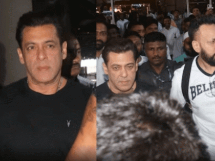 Salman Khan loses cool after fan tries to shake his hand, Shera pushes him away | Salman Khan loses cool after fan tries to shake his hand, Shera pushes him away
