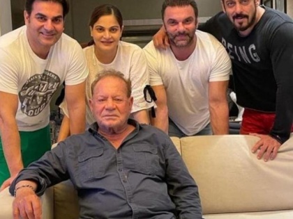 In Pics: Salman Khan celebrates Father's Day with a family get-together | In Pics: Salman Khan celebrates Father's Day with a family get-together
