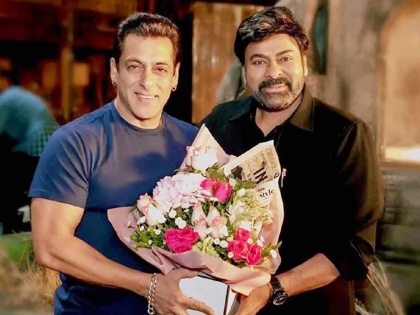 Salman Khan congratulates Chiranjeevi on success of Godfather | Salman Khan congratulates Chiranjeevi on success of Godfather