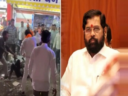 Shiv Sena Shinde Group MLA Sanjay Gaikwad Caught on Camera Beating Up Youth in Buldhana, Video Goes Viral | Shiv Sena Shinde Group MLA Sanjay Gaikwad Caught on Camera Beating Up Youth in Buldhana, Video Goes Viral
