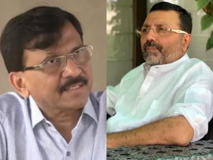 Sanjay Raut Criticize Eknath Shinde, Fadnavis and Ajit Pawar Over Nishikant Dubey’s Remarks (Watch Video) | Sanjay Raut Criticize Eknath Shinde, Fadnavis and Ajit Pawar Over Nishikant Dubey’s Remarks (Watch Video) Sanjay Raut Criticize Eknath Shinde, Fadnavis and Ajit Pawar Over Nishikant Dubey’s Remarks (Watch Video) | Sanjay Raut Criticize Eknath Shinde, Fadnavis and Ajit Pawar Over Nishikant Dubey’s Remarks (Watch Video)