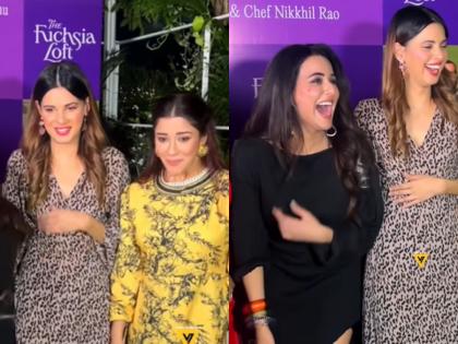 Bigg boss 18 Fame Sara Arfeen Khan Trolled for Kicking Nyra Banerjee At Public Event, Calls Her Behavior Inappropriate (Watch Video) | Bigg boss 18 Fame Sara Arfeen Khan Trolled for Kicking Nyra Banerjee At Public Event, Calls Her Behavior Inappropriate (Watch Video)