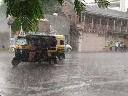 Heavy rains hit Satara city and surroundings, disrupting celebrations | Heavy rains hit Satara city and surroundings, disrupting celebrations