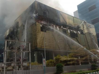 Hyderabad Fire: Blaze Erupts at Satva Elixir Building in Madhapur (Watch Video)