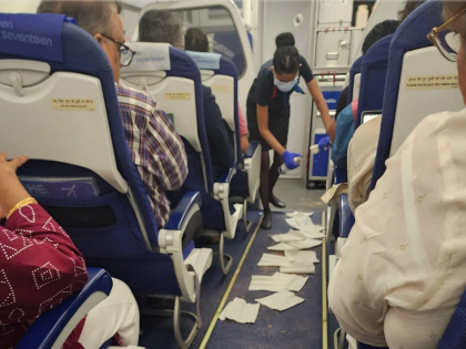 Drunk IndiGo passenger causes disturbance on Guwahati-Delhi flight | Drunk IndiGo passenger causes disturbance on Guwahati-Delhi flight