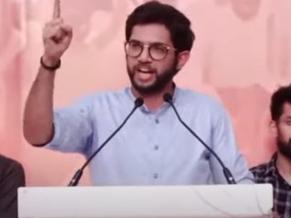 Watch: Aditya Thackeray leads protest rally over assault on Shiv Sena women's wing chief | Watch: Aditya Thackeray leads protest rally over assault on Shiv Sena women's wing chief