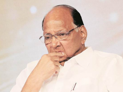 NCP worker writes letter in blood urging Sharad Pawar to reconsider resignation | NCP worker writes letter in blood urging Sharad Pawar to reconsider resignation