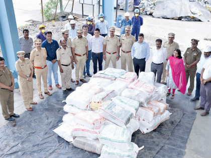 Pune Customs Commissionerate disposes of 1,033kg seized drugs | Pune Customs Commissionerate disposes of 1,033kg seized drugs Pune Customs Commissionerate disposes of 1,033kg seized drugs | Pune Customs Commissionerate disposes of 1,033kg seized drugs