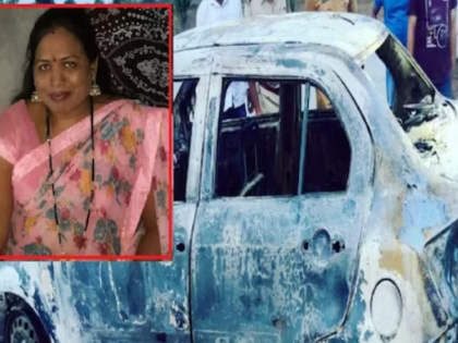 Jaln: Woman dies in car fire, husband hospitalized with injuries | Jaln: Woman dies in car fire, husband hospitalized with injuries