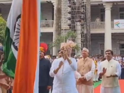 Kolhapur: Deputy CM Ajit Pawar hoists National Flag on 77th Independence Day | Kolhapur: Deputy CM Ajit Pawar hoists National Flag on 77th Independence Day