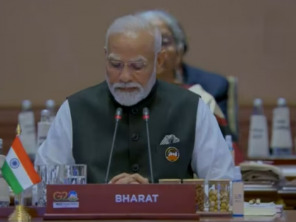 PM Modi addresses G20 Summit with country name identified as Bharat | PM Modi addresses G20 Summit with country name identified as Bharat