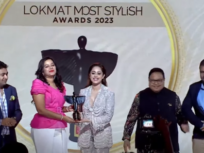 Nushrratt Bharuccha receives Lokmat Most Stylish Awards 2023 for 'Most Stylish Trendsetter' | Nushrratt Bharuccha receives Lokmat Most Stylish Awards 2023 for 'Most Stylish Trendsetter'