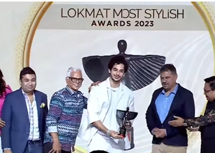 Lokmat Most Stylish Awards 2023: Ishaan Khatter receives Most Stylish Youth Icon of the Year Award | Lokmat Most Stylish Awards 2023: Ishaan Khatter receives Most Stylish Youth Icon of the Year Award