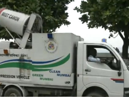 Mumbai: BMC deploys dust suppression vehicle at Marine Drive to curb air pollution | Mumbai: BMC deploys dust suppression vehicle at Marine Drive to curb air pollution
