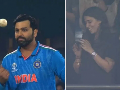 Watch: Ritika Sajdeh's reaction goes viral as Rohit Sharma takes ODI wicket after 11 years | Watch: Ritika Sajdeh's reaction goes viral as Rohit Sharma takes ODI wicket after 11 years