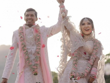 Indian pacer Navdeep Saini ties knot with girlfriend Swati Asthana | Indian pacer Navdeep Saini ties knot with girlfriend Swati Asthana